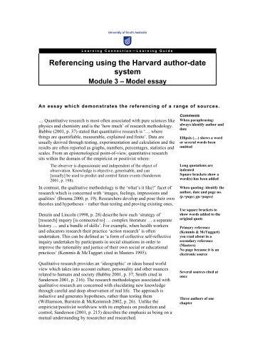 Referencing using the Harvard author-date system - University of York