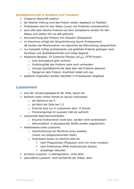 Biologie Skriptum WS06 - anthropia