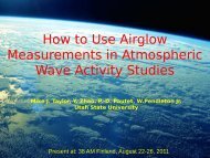 How to Use Airglow Measurements in Atmospheric Wave Activity ...