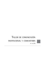 Taller de comunicacion institucional y comunitaria 6 - Material para ...