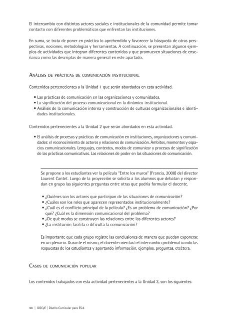 Taller de comunicacion institucional y comunitaria 6 - Material para ...