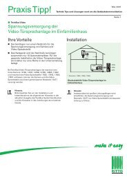 Montage â€¢ AnschluÃŸ â€¢ Bedienung TwinBus TÃ¼ranpassung Regie - Ritto