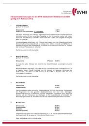 Tarifbestimmungen, gÃ¼ltig ab Februar 2013 (PDF, 131 KB) - SVHI ...