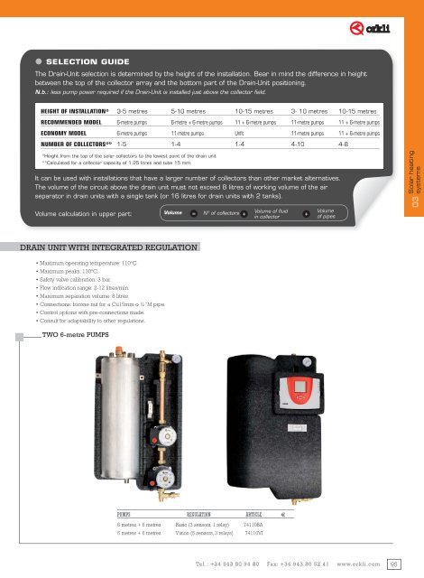 General Catalogue Components for solar systems 2013_ENG - Orkli