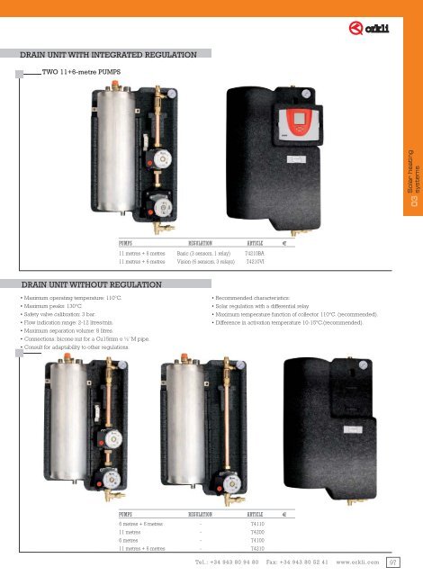 General Catalogue Components for solar systems 2013_ENG - Orkli