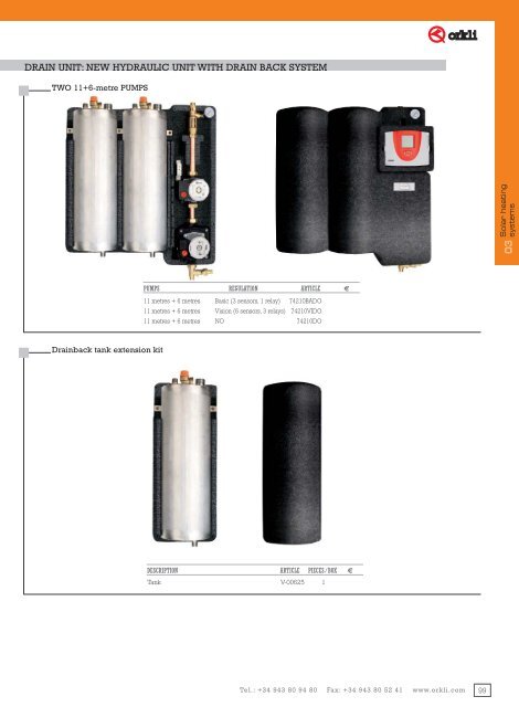 General Catalogue Components for solar systems 2013_ENG - Orkli