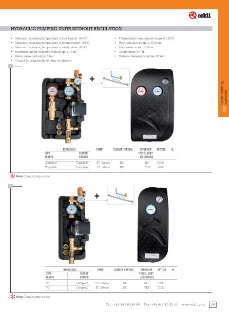 General Catalogue Components for solar systems 2013_ENG - Orkli