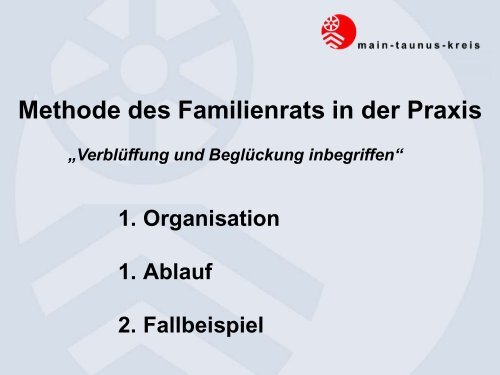 Prasentation Familienrat Beispiel