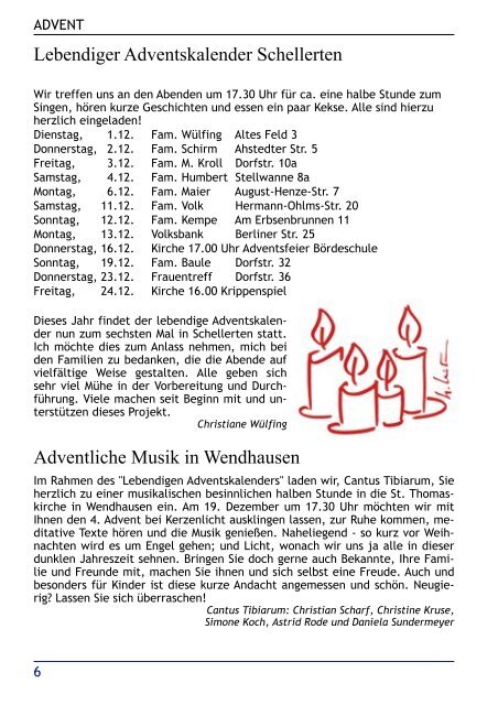 Gemeindebrief Dezember 2010 - Februar 2011 - Kirchenregion ...