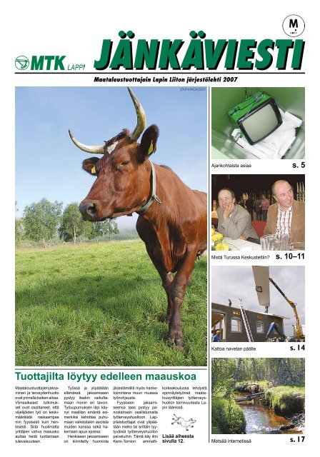 JÃ¤nkÃ¤viesti 2007.pdf - MTK