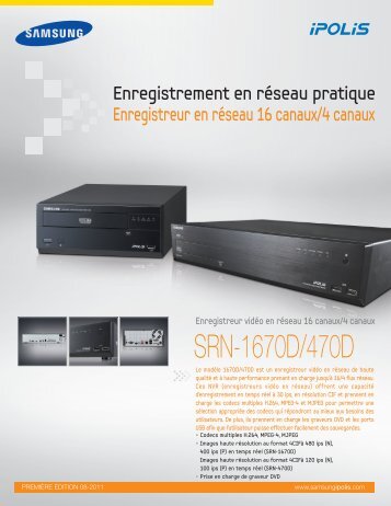 SRN-1670D/470D - Samsung Techwin UK