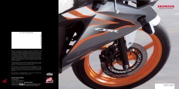 CBR125R (PDF, 1 MB) - Honda