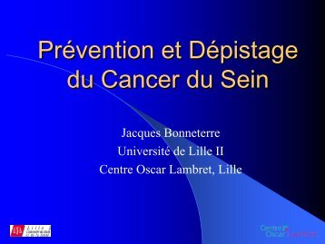 DÃ©pistage du Cancer du Sein - PÃ´le SantÃ© de Grenoble