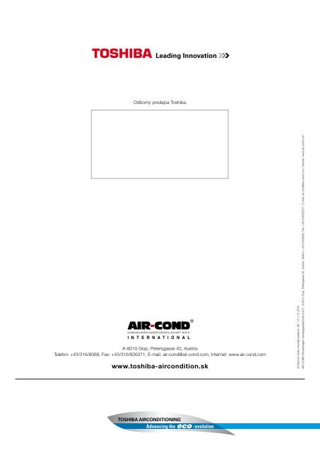 LIGHT COMMERCIAL 2010/2011 - AIR-COND Klimaanlagen ...