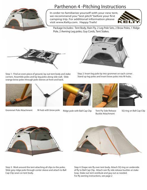 Ozark trail 2 person 4 season backpacking hot sale tent instructions