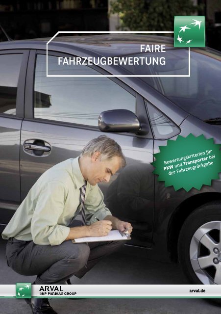 Download PDF: Flyer Faire Fahrzeugbewertung - Arval