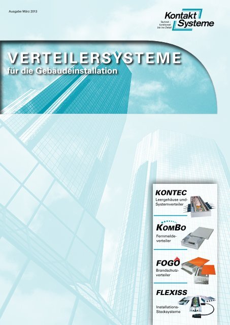Katalog 2013 komplett 60 Seiten - Kontaktsysteme GmbH