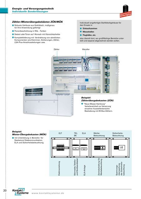 Katalog 2013 komplett 60 Seiten - Kontaktsysteme GmbH