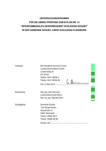 Umweltprüfung - bauleitplaene.de