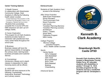 Kenneth B. Clark Academy - Greenburgh-North Castle Union Free ...