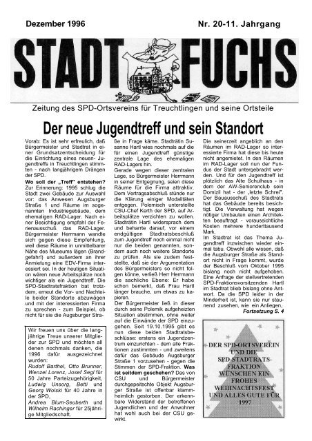 Ausgabe 20/1996 - SPD-Treuchtlingen