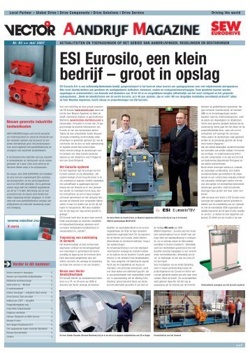 ESI Eurosilo, een klein bedrijf â groot in opslag - SEW Eurodrive