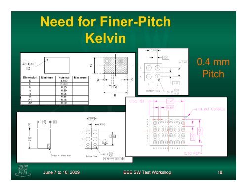 Kelvin Contactors for Wafer-Scale Test - Semiconductor Wafer Test ...