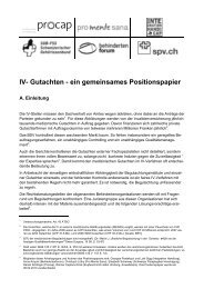 Download Positionspapier IV-Gutachten - Pro Mente Sana