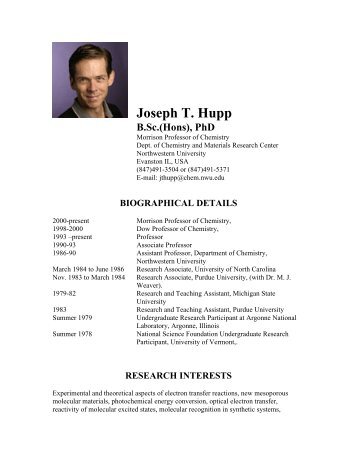 Joseph T. Hupp