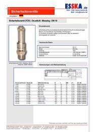 PDF-Prospektblatt - Esska Maschinen Vertriebs GmbH