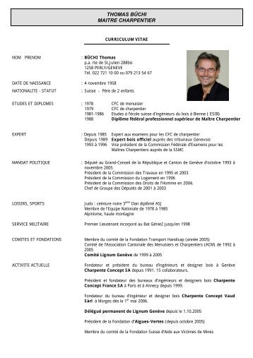 voir son CV - Charpente concept