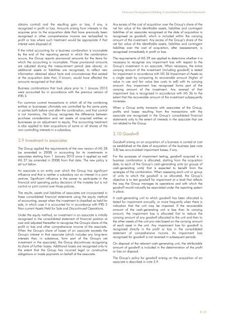 FY 2010 Annual Report - Part II - Orascom Development