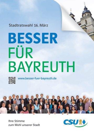 CSU Bayreuth-Stadt - Die Besser-für-Bayreuth-Liste 2014