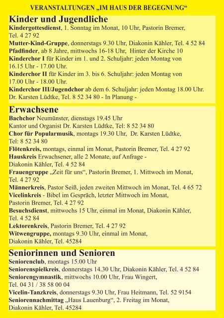 Neu 114.pdf - luth. Vicelin - Kirchengemeinde Neumünster