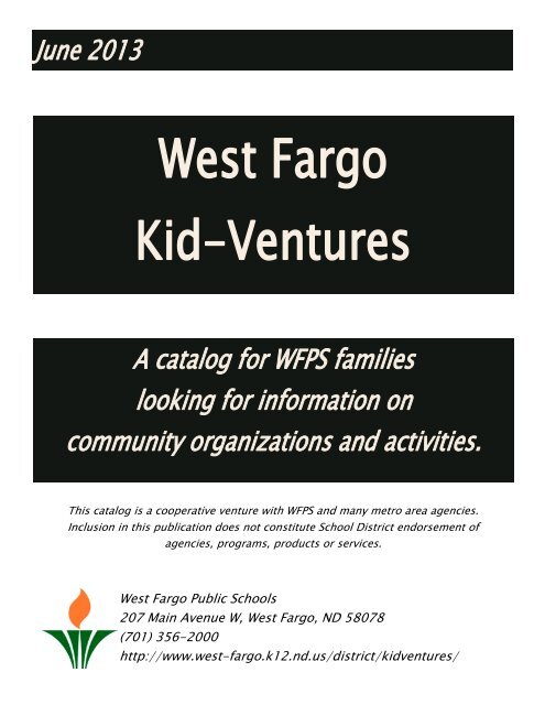 June 2013 - West Fargo Public Schools