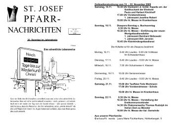 PFARR- - Kath. Kirchengemeinde St. Laurentius in Warendorf