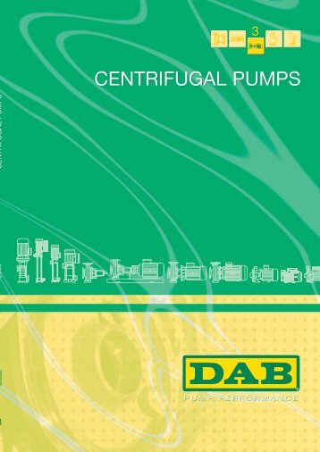 CENTRIFUGAL PUMPS - Energija plus