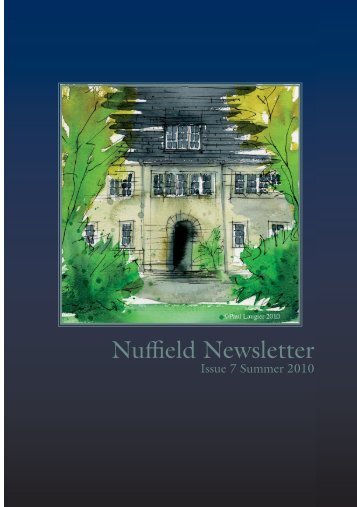 Nuffield_Summer2010-Issue7_12.indd - Nuffield College