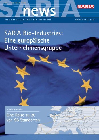 SARIA Bio-Industries: Eine europÃ¤ische Unternehmensgruppe