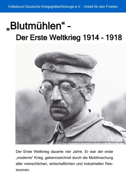 Ausstellung - 100 Jahre Erster Weltkrieg