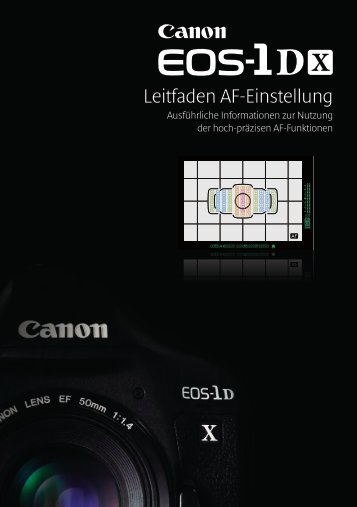 EOS-1D X Leitfaden AF-Einstellung