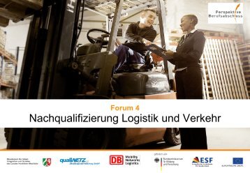 Nachqualifizierung Logistik und Verkehr - Perspektive ...