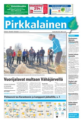 Vuorijalavat multaan Vähäjärvellä - Pirkkalainen
