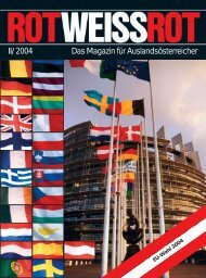 ROTWEISSROT Ausgabe II/2004 - AuslandsÃƒÂ¶sterreicher-Weltbund