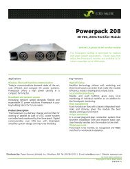 Powerpack 208 - Power Sources Unlimited