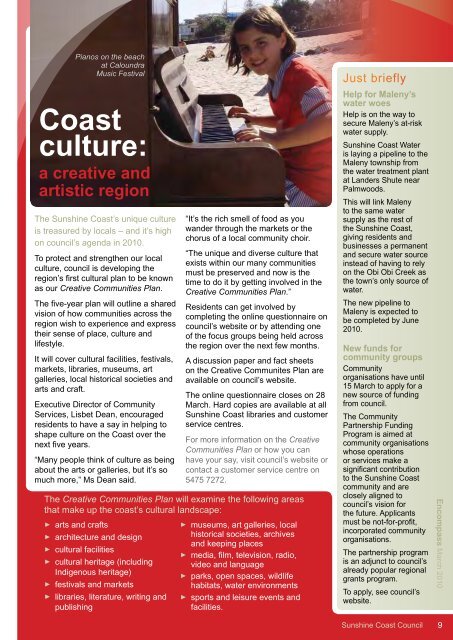 in this issue - Sunshine Coast Council