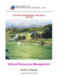 Natural Resources Management Sector Concept - CH