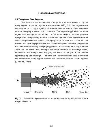 Governing Equations - Engine Research Center