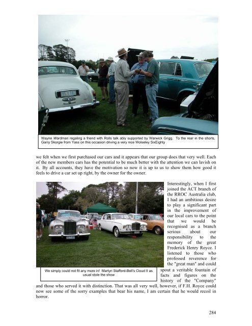 Issue21 Feb03 - Rolls Royce & Bentley Owners Club - South Africa