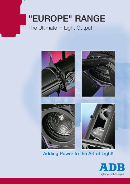 europe folder - ADB Lighting Technologies